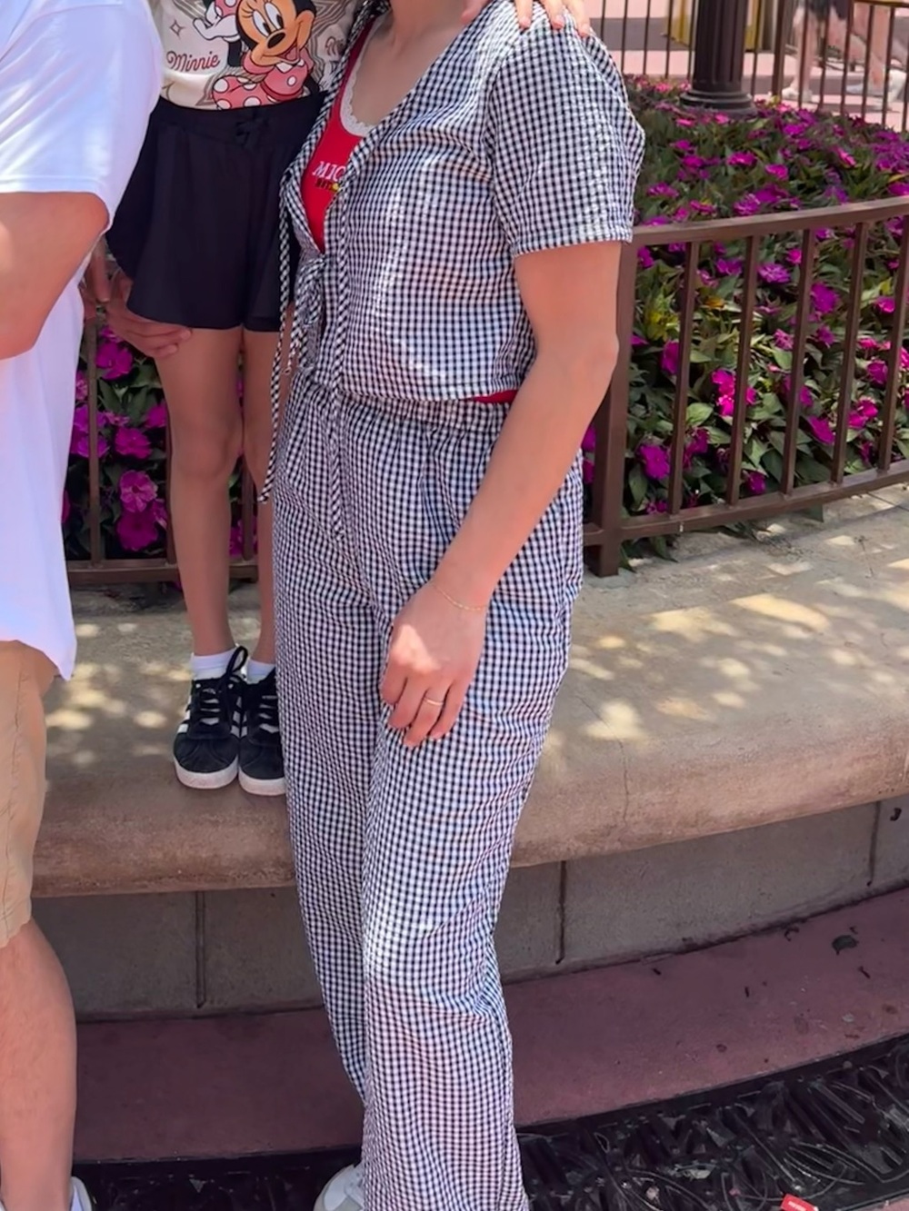 Women’s Black & White Gingham set
